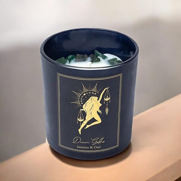 Bougie d'intention Divine Goddess en verre – Image 2