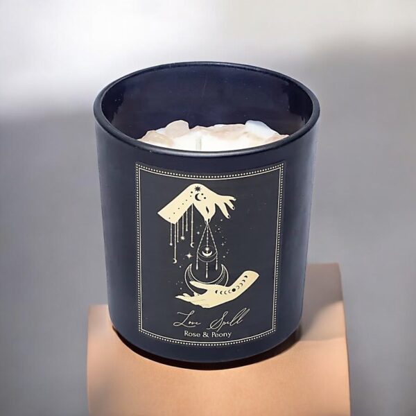 Bougie d'intention Love spell en verre – Image 2