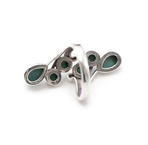 Bague réglable en Malachite AA – Image 4